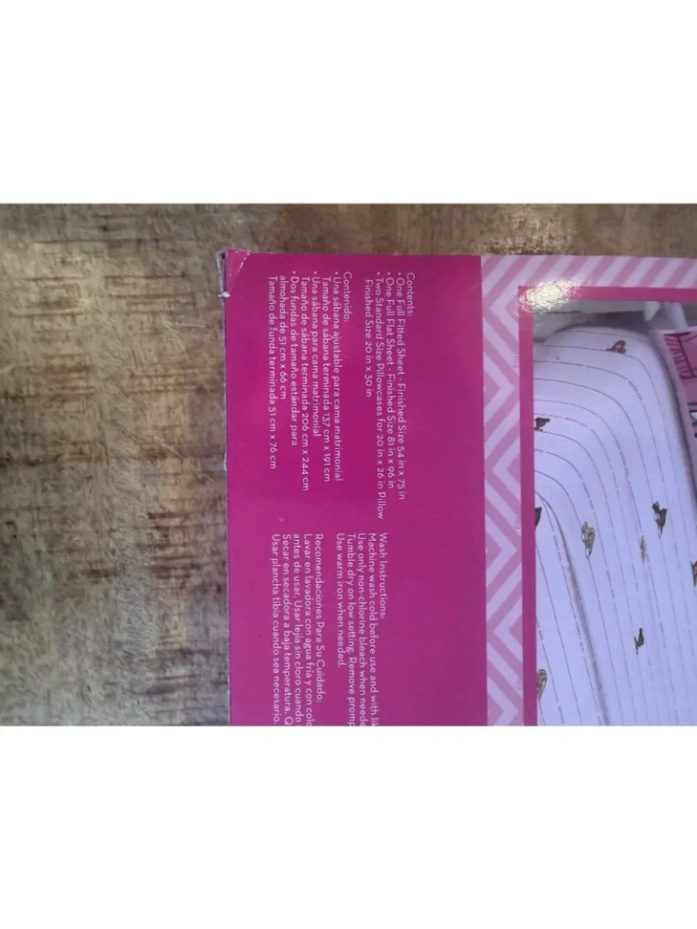 Barbie Full Sheet Set Kids Pink Microfiber Super Soft Bedding Characters Girls